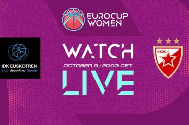 IDK Euskotren v Crvena Zvezda | Full Basketball Game | EuroCup Women 2024-25