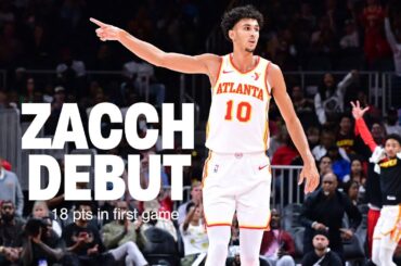 Zaccharie Risacher shines in preseason debut with 18 PTS