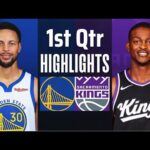 Golden State Warriors vs Sacramento Kings 1st Qtr Full Highlights - Oct 9 | NBA Pre-Season 2024