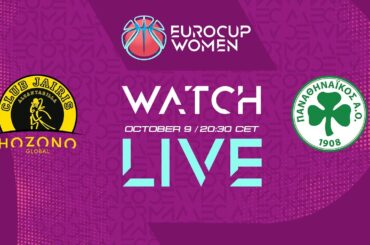 Hozono Global Jairis v Panathinaikos | Full Basketball Game | EuroCup Women 2024-25