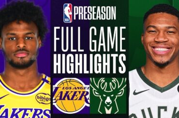 LAKERS vs BUCKS FULL GAME HIGHLIGHTS | October 10, 2024 | 2024 NBA Pre Season Full Highlights 2K25