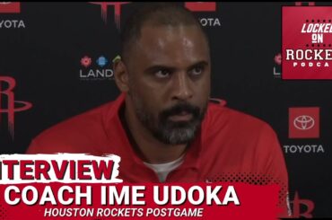 Ime Udoka | Preseason Postgame Houston Rockets Vs OKC Thunder | 2024-2025 NBA Season