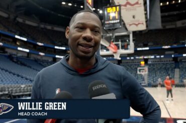 Willie Green talks Pelicans Roster, Preseason | New Orleans Pelicans