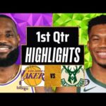 Los Angeles Lakers vs. Milwaukee Bucks Full Highlights 1st QTR | Oct 10 | 2024 NBA Preseason