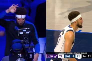 Klay Thompson introduced and scores first bucket with Dallas Mavericks