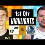 Dallas Mavericks vs. Utah Jazz Full Highlights 1st QTR | Oct 10 | 2024 NBA Preseason Highlights