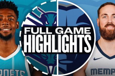 HORNETS at GRIZZLIES | NBA PRESEASON FULL GAME HIGHLIGHTS | October 10, 2024