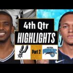 San Antonio Spurs vs. Orlando Magic 4th QTR - P2 Highlights | Oct 9 | 2024 NBA Preseason