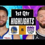 Golden State Warriors vs. Sacramento Kings Full Highlights 1st QTR | Oct 9 | 2024 NBA Highlights