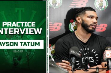 Jayson Tatum Talks About Starting 5 Netflix Documentary | Celtics Practice