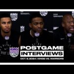 De'Aaron Fox, Keegan Murray & Coach Brown | Preseason Postgame Interviews vs. Golden State Warriors