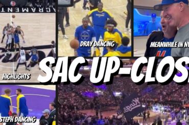 Warriors-Kings bts: Steph Curry wristband fling, Draymond dancing, DeRozan, Mullin-McEnroe, Mariachi