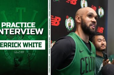 Derrick White Explains Celtics Practice Games