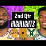 Los Angeles Lakers vs. Milwaukee Bucks Full Highlights 2nd QTR | Oct 10 | 2024 NBA Preseason