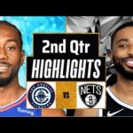 LA Clippers vs Brooklyn Nets Full Highlights 2nd QTR | Oct 8 | 2024 NBA Preseason