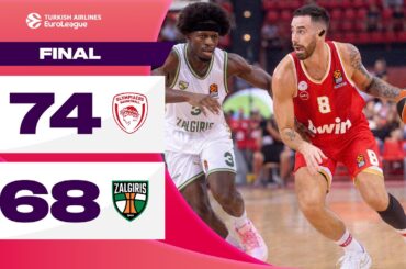 Strong Defense Closes the Deal | Olympiacos - Zalgiris | BASKETBALL R2 Highlights 24-25