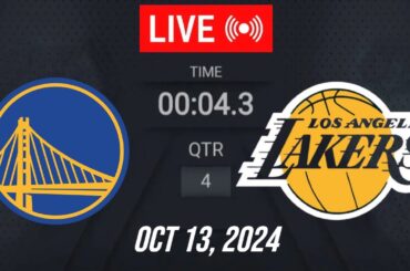 NBA LIVE! Golden State Warriors vs Los Angeles Lakers  October 13, 2024 | Warriors vs Lakers  (2K25)