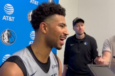 Dallas Mavericks' Quentin Grimes Interview After Saturday's Practice - Oct. 12, 2024