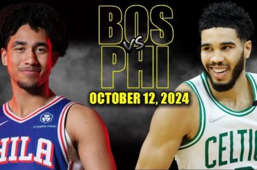 Boston Celtics vs Philadelphia 76ers Full Game - October 12, 2024 | NBA Pre Season | 2K