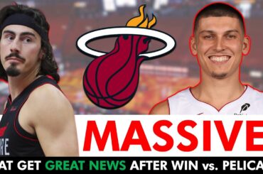 Heat Get GREAT News After Preseason Game vs. Pelicans Ft. Tyler Herro & Jaime Jaquez Jr.