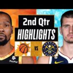 Phoenix Suns vs Denver Nuggets Full Highlights 2nd QTR | Oct 13 | 2024 NBA Preseason