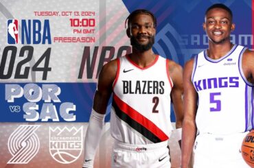 Portland Trail Blazers vs Sacramento Kings | NBA Live Score Update