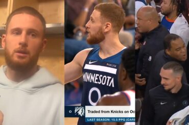 Donte DiVincenzo speaks on trash talking Knicks bench and exchange with Rick Brunson