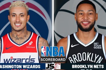 Washington Wizards vs Brooklyn Nets | NBA Live Scoreboard 2024