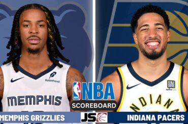 Memphis Grizzlies vs Indiana Pacers | NBA Live Scoreboard 2024