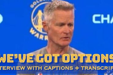 KERR: “nowhere near where we need to be” (transition, Stotts); Hield “on the floor when Steph’s not”