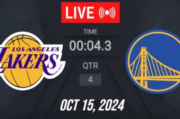 NBA LIVE! Los Angeles Lakers vs Golden State Warriors | October 15, 2024 | Warriors vs Lakers  2K25