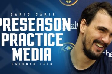 Dario Šarić Post Practice Media 🎙 | Denver Nuggets Preseason