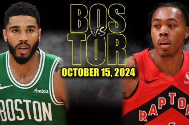 Boston Celtics vs Toronto Raptors Full Game Highlights - October 15, 2024 | NBA Pre Season