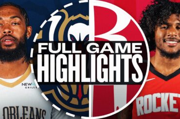 PELICANS at ROCKETS | NBA PRESEASON FULL GAME HIGHLIGHTS | October 15, 2024