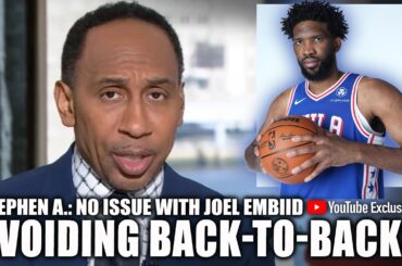 Stephen A. CAN'T KNOCK Joel Embiid for prioritizing health over everything | First Take YT Exclusive