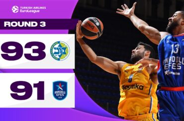 INTENSE Game ENDS with a MISSED Buzzer-Beater | Maccabi - Efes | BASKETBALL HIGHLIGHTS R3