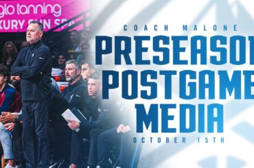 Coach Malone Full Postgame Press Conference vs. Thunder 🎙 | 10/15/24 Preseason