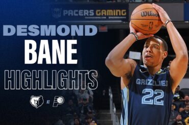 Desmond Bane Highlights vs Indiana Pacers