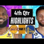 Los Angeles Lakers vs. Golden State Warriors 4th QTR - P2 Highlights | Oct 15 | 2024 NBA Highlights