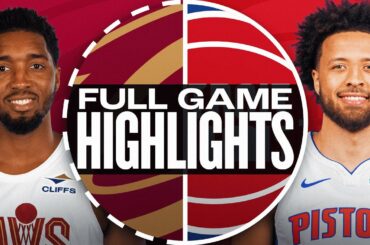 CAVALIERS at PISTONS | NBA PRESEASON FULL GAME HIGHLIGHTS | October 16, 2024