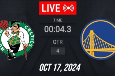 NBA LIVE! Boston Celtics vs Golden State Warriors | October 17, 2024 | Warriors vs Celtics | 2K25