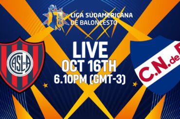 LIVE - San Lorenzo de Almagro v Nacional | Liga Sudamericana de Baloncesto FIBA 2024