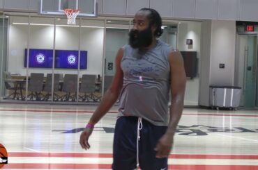 James Harden Floater, Mid Range & Fadeaway Shooting Workout At Clippers Practice At Intuit Dome.