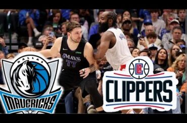 DALLAS MAVERICKS VS LOS ANGELES CLIPPERS LIVE SCORE | NBA PRE-SEASON 2024 |