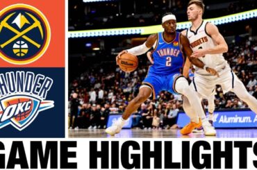 Oklahoma City Thunder vs Denver Nuggets FULL GAME Highlights 2024 NBA Preseason🏀thunder vs nuggets