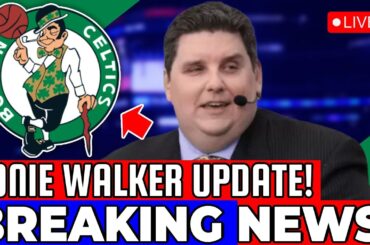 CONFIRMED NOW! BUT NEWS FOR CELTICS! LONNIE WALKER UPDATED! BOSTON CELTICS NEWS