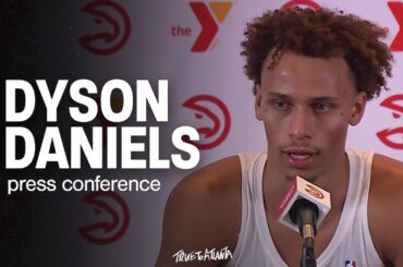 Hawks vs. 76ers Postgame Press Conference: Dyson Daniels