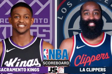 Sacramento Kings Vs LA Clippers | NBA Live Play By Play Scoreboard 2024