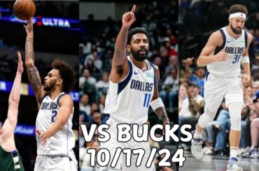 Dallas Mavericks Team Highlights vs the Bucks (2024 Preseason)