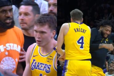 Dalton Knecht goes INSANE and scores Lakers last 20 points to win vs Suns 🔥